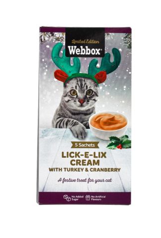 Webbox Lick-E-Lix Cream with Turkey and Cranberry