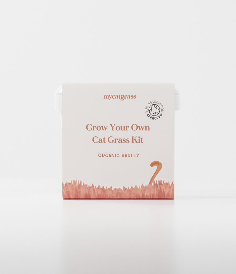 Grow Your Own Cat Grass Kit - Organic Barley